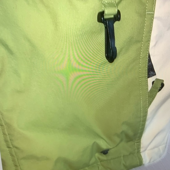 Columbia Coat, with Hood, Youth Size 10/12, Green and Ivory - Picture 2 of 16